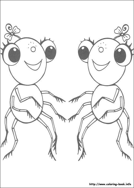Miss Spider coloring picture